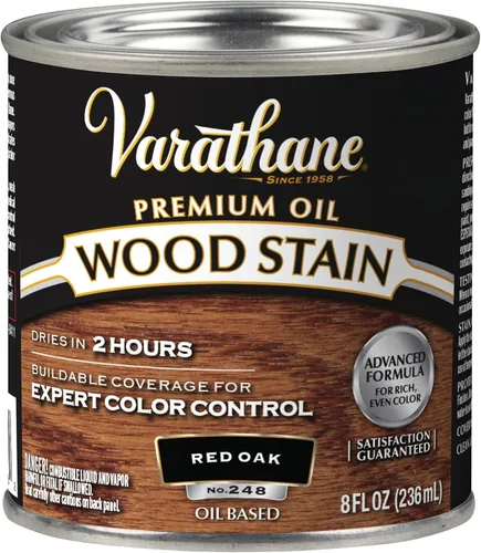 Vista 39 de 1 cuarto de galón Rust-Oleum Brands 211728H Gunstock Varathane - Tinte para madera interior a base de aceite (paquete de 2)
