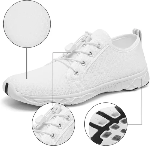 Vista 4 de Racqua Zapatos de agua de malla transpirable para mujeres y hombres