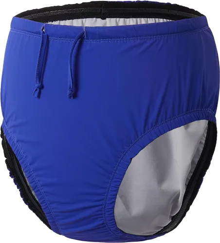 Vista 15 de Pañales de natación reutilizables para adultos, ropa de baño para necesidades especiales para incontinencia, cubiertas de pañales de tela Negro