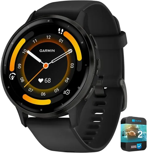 Vista 13 de Garmin 010-N2785-04 Venu 3S Fitness GPS Smartwatch Bisel dorado con caja marfil 1.614 in (renovado) Paquete con 2 años CPS Paquete de protección