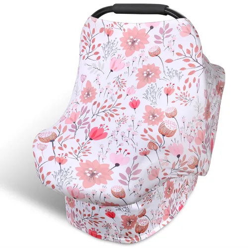 Vista 14 de Rquite Funda para Asiento de Coche Todo en Uno para Bebé, Fundas para Asiento de Coche para Niña y Niño, Funda Elástica y Suave para Asiento