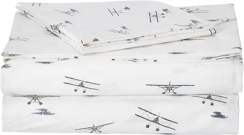 Vista 60 de Eddie Bauer - Juego de sábanas individuales, sábanas de percal de algodón, frescas y frescas, ideales para dormitorio