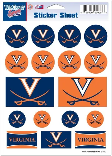 Vista 23 de Lámina de etiqueta de vinilo NCAA