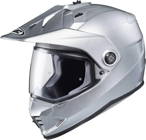 Vista 5 de Casco de motocicleta off-road HJC DS-X1 Synergy con protector HJ-27 Pinlock, aprobado por DOT (MC3HSF, XS)