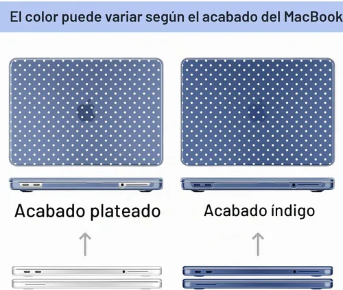 Vista 3 de MEEgoodo Funda estampada para MacBook Neo de 13 pulgadas versión 2026 (compatible con el modelo A3404), funda rígida para laptop con funda
