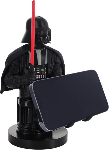 Vista 4 de Exquisite Gaming Cable Guy A New Hope Darth Vader Star Wars Soporte para teléfono y soporte para controlador, con licencia
