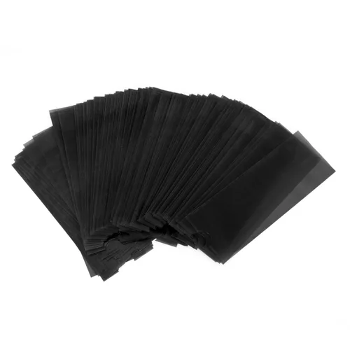 Vista 6 de KingWei - 200 fundas desechables para bolígrafos de máquina, tamaño de 1.8 x 4.7 pulgadas, fundas de agarre de mano (negro)