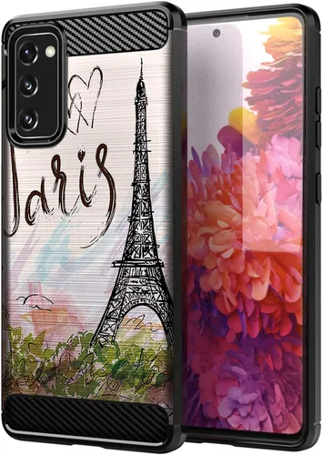 Vista 10 de CasesOnDeck - Carcasa compatible con Samsung Galaxy S20 FE (2020) / S20 FE 5G), color negro