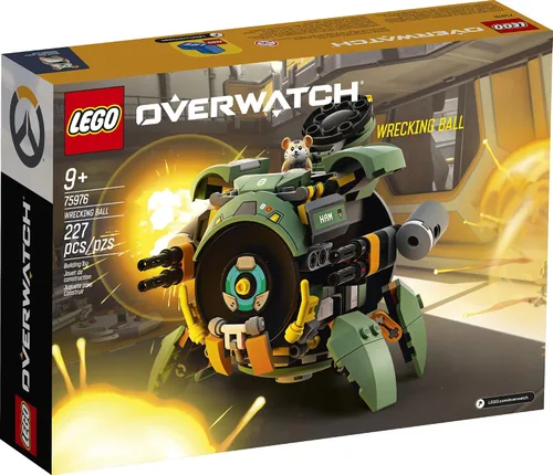 Vista 5 de LEGO Overwatch Wrecking Ball 75976 Kit de construcción, juguete Overwatch para niñas y niños de 9 años en adelante (227 piezas)