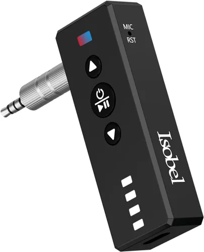 Vista 9 de Receptor transmisor Bluetooth 5.3 mejorado 3 en 1, adaptador de audio inalámbrico Isobel de 0.138 in para TV, PC, auriculares, sistema de sonidos