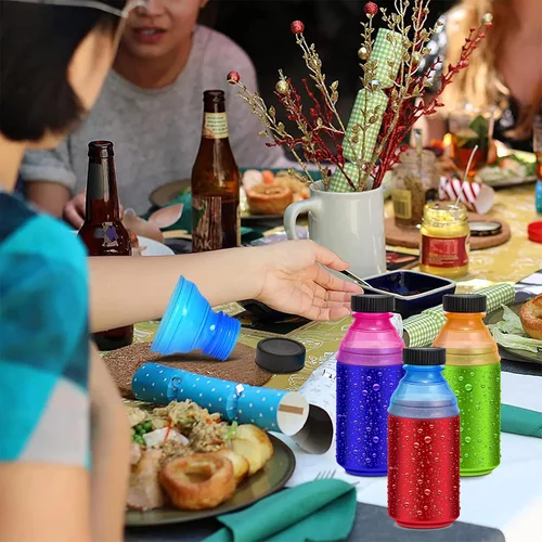 Vista 6 de CoguZed 12 paquetes de tapas y fundas para latas de refresco, a prueba de derrames, para cerveza, jugo, bebidas energéticas, tapas de latas Multi