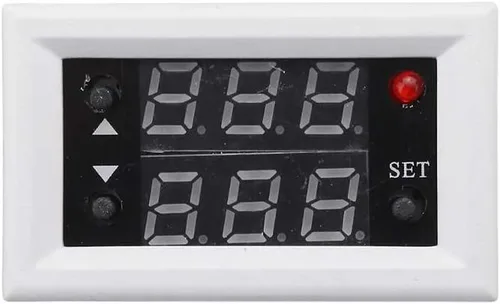 Vista 4 de Taidacent 2 unids 12V 20A Relé Temporización Retraso Repetición Ciclo Temporizador Relé Pantalla LED Dual Digital Temporizador Relé Interruptor