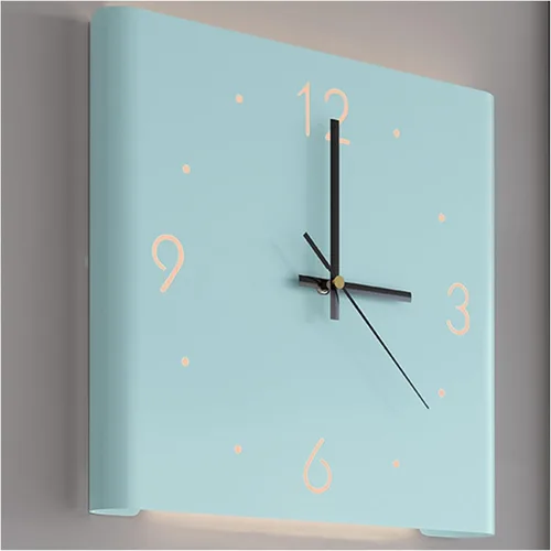 Vista 13 de KYOFIS Reloj de pared Corne de doble cara, reloj de pared digital de esquina con escala numeral, funciona con pilas, reloj de pared silencioso