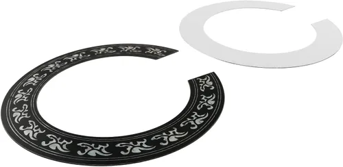 Vista 5 de E-outstanding 2 calcomanías autoadhesivas para guitarra con incrustaciones de roseta, para repuesto de piezas de guitarra clásica, 39 pulgadas