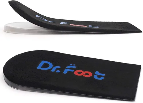 Vista 11 de Dr.Foot - Insertos ortopédicos ajustables para levantamiento de talón, plantilla de aumento de altura para discrepancias de longitud de piernas Beige