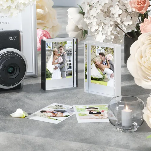 Vista 5 de WINKINE - Marco Instax, marco Polaroid para película Fujifilm Instax Mini, marcos de fotos pequeños de 2x3, marcos Polaroid para fotos, mini soporte