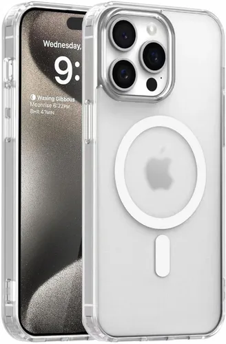 Vista 8 de S. Tedazo Funda magnética para iPhone 7 Plus/8 Plus compatible con MagSafe, no amarillea, protección de grado militar, funda ultradelgada a prueba