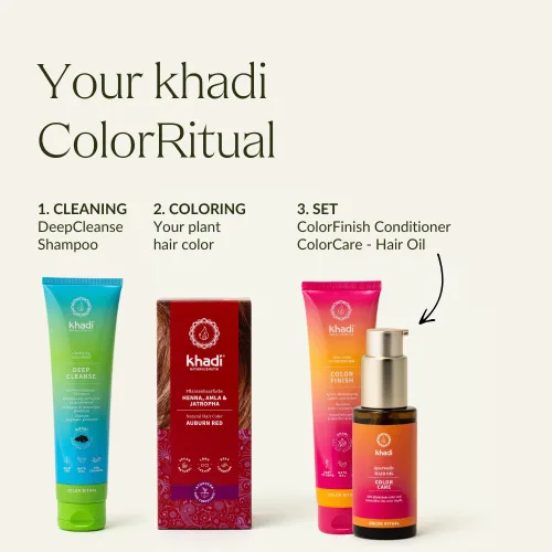 Vista 6 de Khadi - Color de cabello Henna, Amla y Jatropha 3.53 oz
