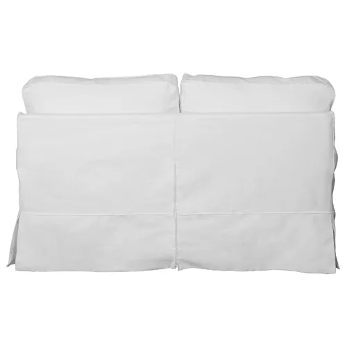 Vista 3 de Sunset Trading Horizon Loveseat - Juego de funda deslizante solo - Performance White