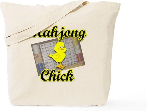 Vista 14 de CafePress MAHJOMG2 - Bolsa de lona reutilizable color beige, Caqui, S