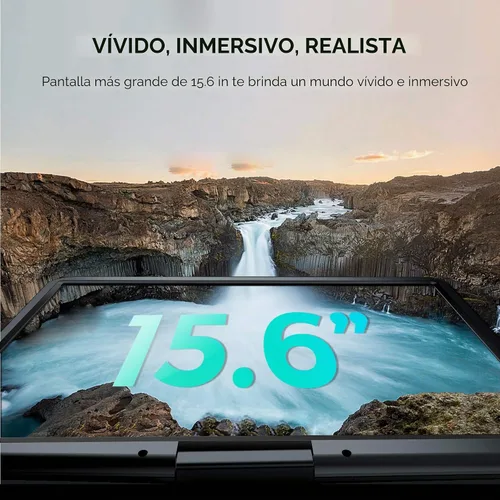 Vista 2 de SUNPIN Reproductor de DVD portátil para coche, pantalla giratoria HD de Negro