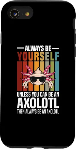 Vista 13 de Funda divertida para iPhone 15 Axolotl