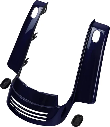 Vista 2 de TCMT Panel de relleno para guardabarros trasero para Harley Touring 2014-2023, Azul Céfiro/Negro Sunglo