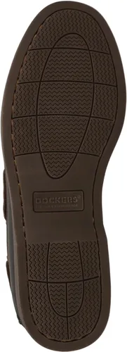 Vista 6 de Dockers Vargas zapatos mocasines de cuero cosidos a mano para hombre Negro marrón