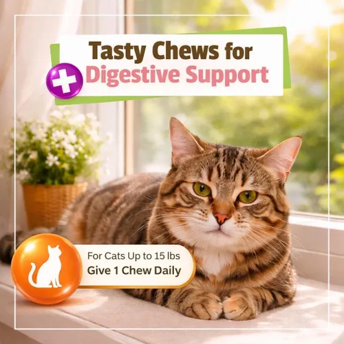 Vista 6 de Pet Naturals of Vermont - Calming, suplemento calmante de apoyo del comportamiento para perros y gatos, 160 bocadillos masticables