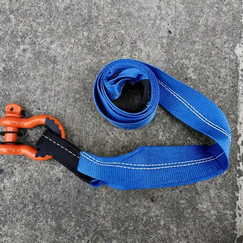 Vista 3 de HFS (R) Blue Tree Saver, correa de cabrestante, correa de remolque, capacidad de 30,000 libras (3 x 8 pies)