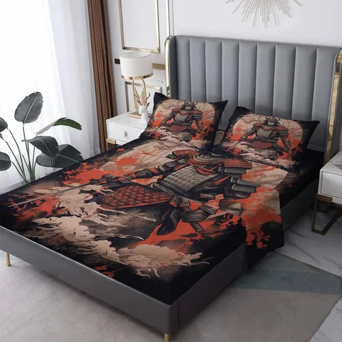 Vista 11 de Juego de sábanas tamaño individual: sábanas y fundas de almohada, sábanas y fundas de almohada, microfibra suave y bolsillo profundo y patrón sin