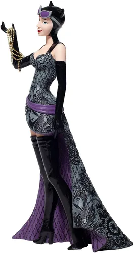 Vista 3 de Enesco DC Comics Couture de Force - Figura de Catwoman, 8.27 pulgadas, multicolor
