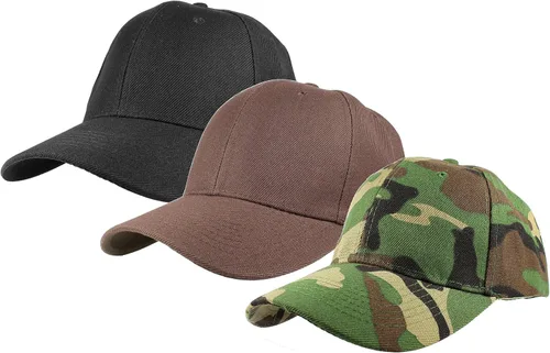 Vista 67 de Gelante - Gorra lisa de béisbol ajustable con correa trasera (3 unidades)