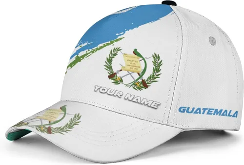 Vista 4 de Gorras de béisbol personalizadas de Guatemala para hombres y mujeres, sombrero de Guatemala, Gorras para hombres, sombreros de cubo de Guatemala