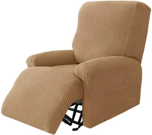 Vista 20 de LazyBoy - Funda de sofá reclinable jacquard, fundas elásticas antideslizantes para sillas reclinables, 4 piezas, protector de muebles para sillón
