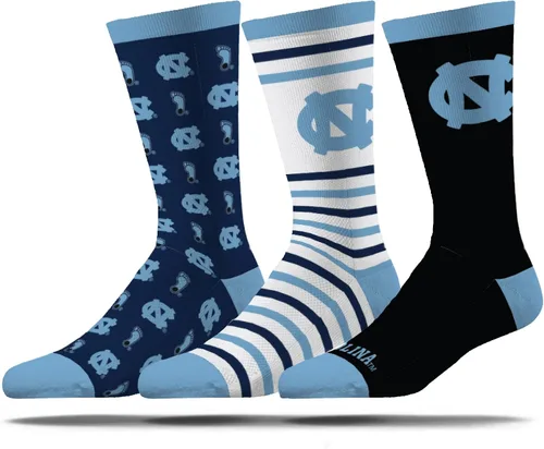 Vista 14 de Strideline Calcetines de vestir NCAA para hombre - The Executive paquete de 3 - Talla única para la mayoría Blue and Orange