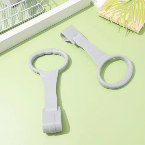 Vista 9 de 2 anillos de dominadas para corralito para bebés: anillos para corral de juegos, asistente de ejercicios de caminar para bebés, corralito y cuna