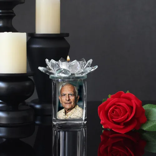 Vista 5 de Urnas de recuerdo para cenizas humanas, urnas pequeñas de cristal, urna de recuerdo de cremación para fotos con velas compartidas cenizas, mini urna