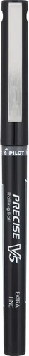 Vista 2 de PILOT, Precise V5, punta extrafina 0.02 in, negro, paquete de 6