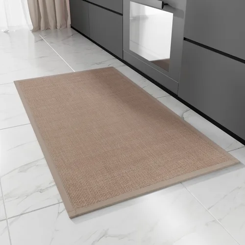 Vista 29 de Hargiis Alfombra de cocina de goma antideslizante, lavable, absorbente para piso, lavable a máquina, para frente del fregadero, puerta, lavandería