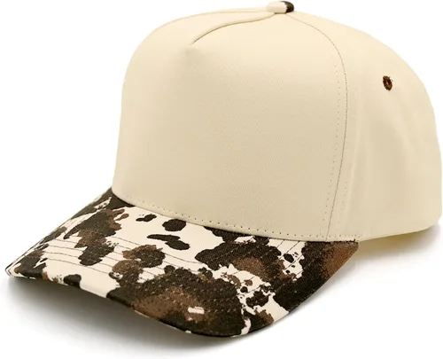 Vista 27 de Funky Junque - Sombreros Snapback de Lona Vintage de Dos Tonos Rayas a rayas - Rojo/Beige
