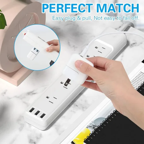 Vista 5 de Adaptador de pared para Mac, cable de carga Duckhead de EE. UU., cabezal de pato estándar para MacBook, iBook, iPhone, iPod adaptador de corriente
