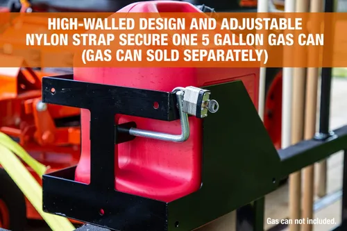 Vista 3 de Buyers Products LT32 - Soporte para contenedores de gas para remolques abiertos y cerrados, fabricado en los Estados Unidos, equipo de cuidado