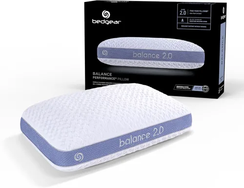 Vista 11 de Bedgear Balance 1.0 Almohada de rendimiento, almohada de cama de apoyo medio para todas las posiciones de sueño Relleno Boost Blend con comodidad