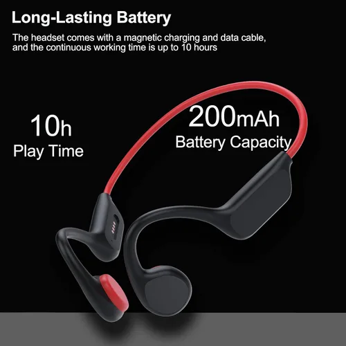 Vista 12 de Auriculares deportivos de conducción ósea Auriculares inalámbricos