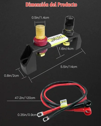 Vista 5 de Kit de poste de batería apto para Can Am X3 Polaris RZR 2 o 4 asientos