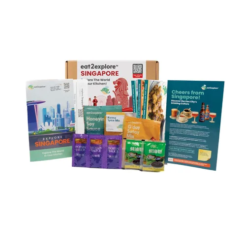 Vista 23 de eat2explore Kit de cocina global para adultos, recetas auténticas, especias esenciales y maridajes de bebidas, perfecto para citas nocturnas