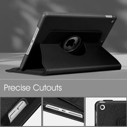 Vista 6 de Fintie 360° Rotating Case for iPad 9th / 8th / 7th Generation 10.2 Inch Negro