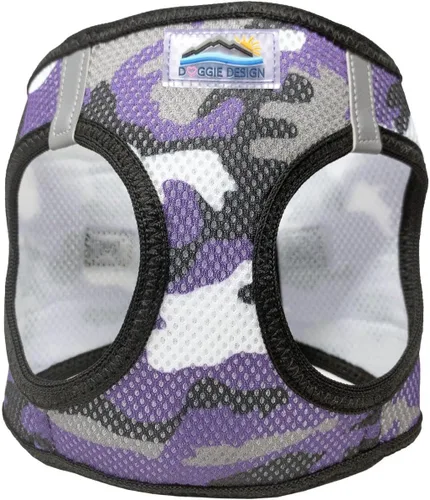 Vista 37 de DOGGIE DESIGN American River Arnés para perro Colección Camuflaje - Marrón Camo XS