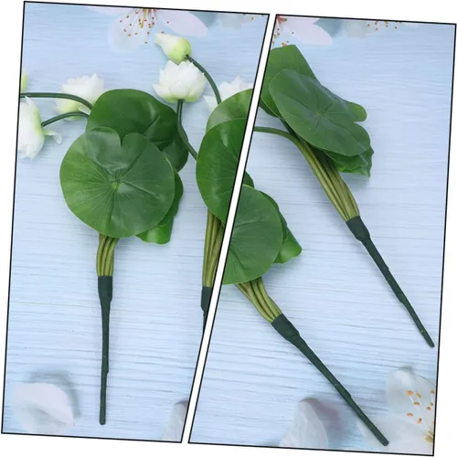 Vista 9 de DECHOUS 3 piezas de flores falsas de seda artificiales para decoración del hogar, ornamento falso de seda para el hogar